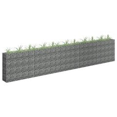 Gabions , 450x30x90 cm, cinkots tērauds cena un informācija | Puķu podi | 220.lv