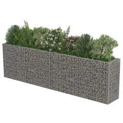 gabions, augstā puķu kaste, cinkots tērauds, 360x50x100 cm cena un informācija | Puķu podi | 220.lv