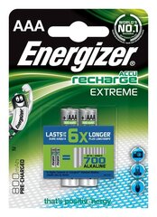 Аккумуляторы ENERGIZER Extreme AAA HR03 800mAh 1.2V B2 цена и информация | Батарейки | 220.lv