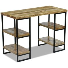 Офисный стол, древесина манго, 110x55x76 см цена и информация | Компьютерные, письменные столы | 220.lv