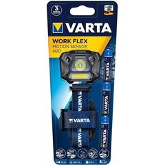 Galvas lukturītis Varta H20 SENSOR 4.8W + 3W COB 3xAAA cena un informācija | Lukturi | 220.lv