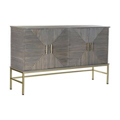 Bufete DKD Home Decor Pelēks Bronza Misiņš Mango koks (152 x 42 x 91 cm) cena un informācija | Vitrīnas, bufetes | 220.lv