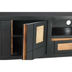 Шкафчик под ТВ DKD Home Decor, 145,5 x 40,5 x 60 см, черный цена и информация | Тумбы под телевизор | 220.lv