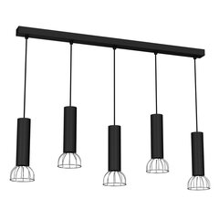 Milagro piekaramā lampa Dante Black/Silver cena un informācija | Lustras | 220.lv