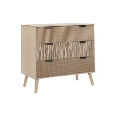 Kumode DKD Home Decor Egle Brūns MDF 80 x 40 x 77 cm cena un informācija | Kumodes | 220.lv