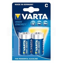 Varta High Energy C elements, 2 gab. cena un informācija | Baterijas | 220.lv