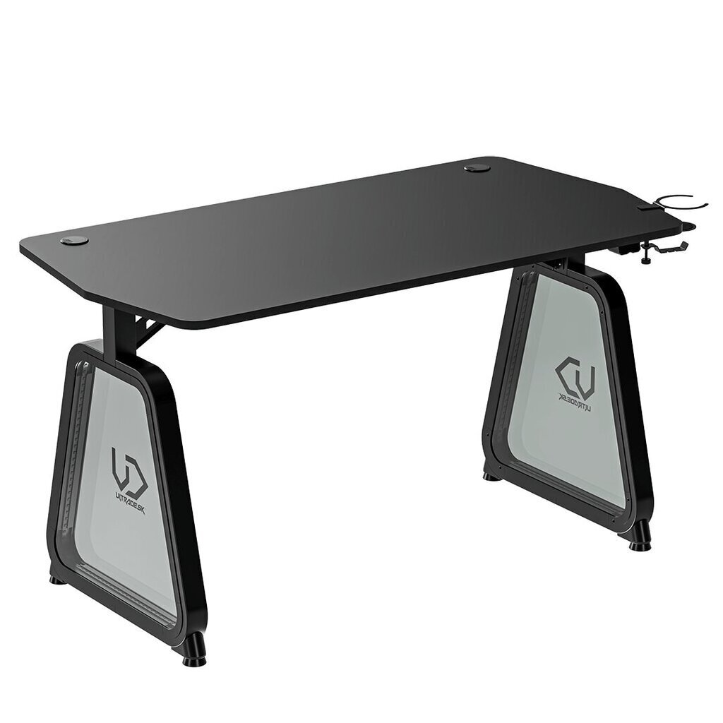 Ultradesk Booster spēļu galds ar LED RGB Prismatic apgaismojumu cena un informācija | Datorgaldi, rakstāmgaldi, biroja galdi | 220.lv