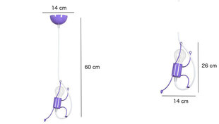 Emibig lampa Bobi 1 cena un informācija | Lustras | 220.lv