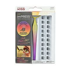 KISS Накладные ресницы imPRESS Press on Falsies Kit 01 цена и информация | Накладные ресницы, керлеры | 220.lv