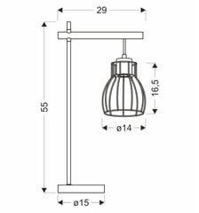 Candellux galda lampa Bernita cena un informācija | Galda lampas | 220.lv