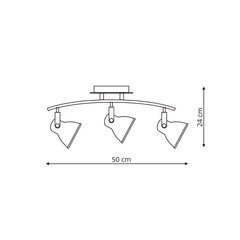 Light Prestige lampa Bolzano 3 cena un informācija | Griestu lampas | 220.lv