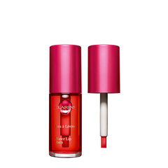 Lūpu spīdums Clarins Water Lip Stain 7 ml, Rose Water 01 cena un informācija | Lūpu krāsas, balzāmi, spīdumi, vazelīns | 220.lv