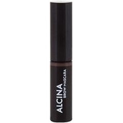 ALCINA Brow Mascara uzacu krāsa 3 ml, Dark cena un informācija | Uzacu krāsas, zīmuļi | 220.lv