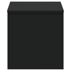 Kafijas galdiņš, melns, 102x50,5x52,5cm, apstrādāta koksne cena un informācija | Žurnālgaldiņi | 220.lv