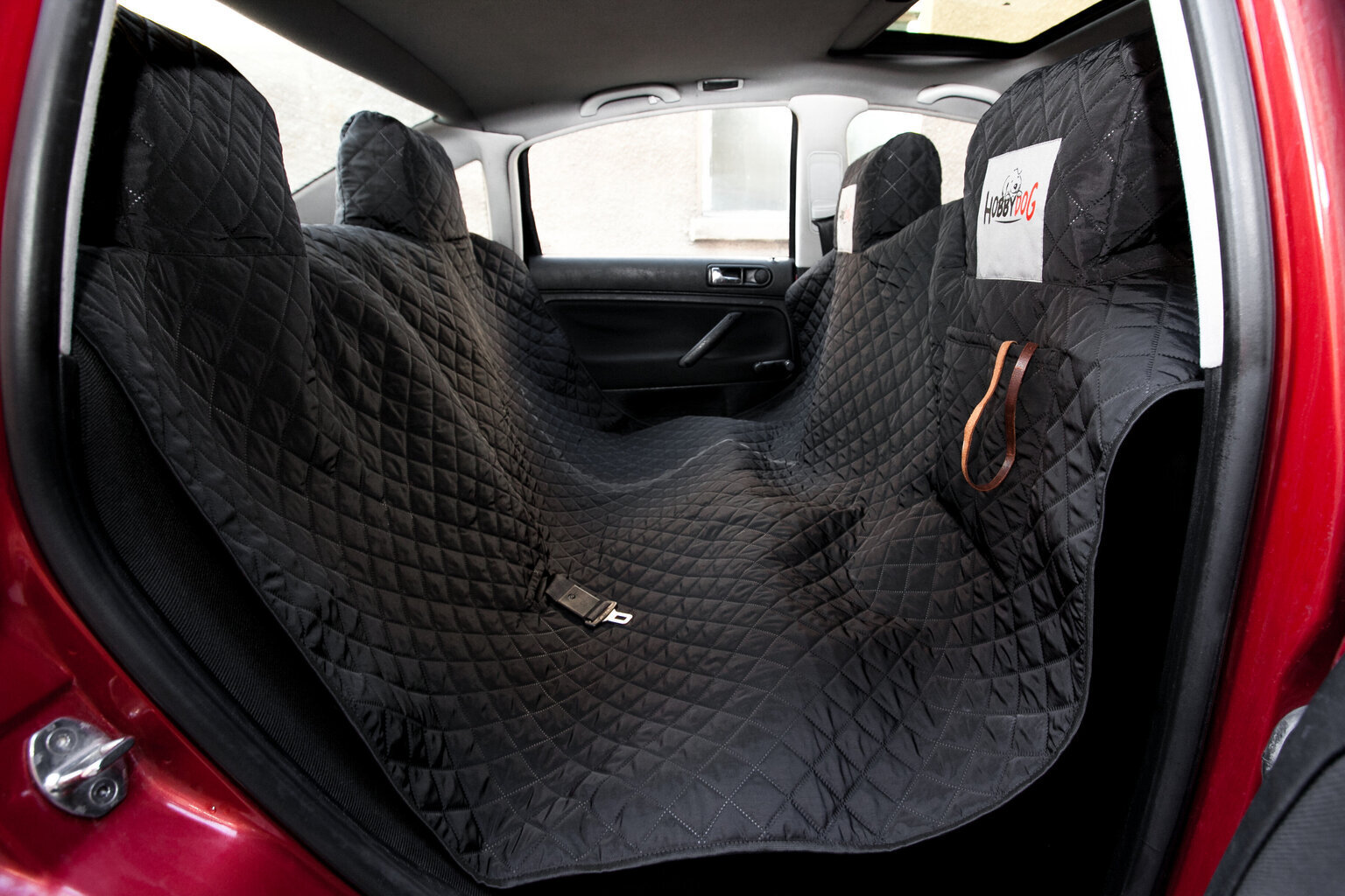 Hobbydog automašīnas sēdekļu pārvalks Standart, melns, 190x140 cm цена и информация | Ceļojumu piederumi | 220.lv