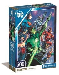 Puzle Clementoni Compact DC Comics Justice Leag 35532, 500 gab. цена и информация | Пазлы | 220.lv