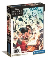 Puzle Clementoni Compact pele Mickey 39811, 1000 gab cena un informācija | Puzles, 3D puzles | 220.lv