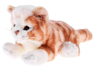 Mīkstā rotaļlieta Beppe Red kaķis, 30 cm cena un informācija | Mīkstās (plīša) rotaļlietas | 220.lv
