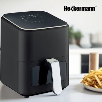 Heckermann gaisa fritieris FRYER FRYER GOLD 4L 1800W 1800 W 4 l cena un informācija | Taukvāres katli, aerogrili | 220.lv