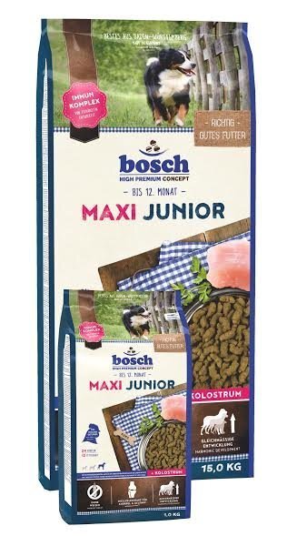 Sausā barība Bosch Petfood Maxi Junior (High Premium) 15kg + 1kg DĀVANĀ! цена и информация | Sausā barība suņiem | 220.lv