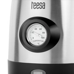 Teesa TSA1513 Электрический чайник с термометром / 1700 мл / 2200Вт / Серебристый цена и информация | Электрочайники | 220.lv