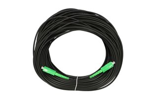 Extralink SC/APC-SC/APC | Patchcord | Apaļš, kritums, viens režīms, Simplex, G.657A2, 30m cena un informācija | Kabeļi un vadi | 220.lv