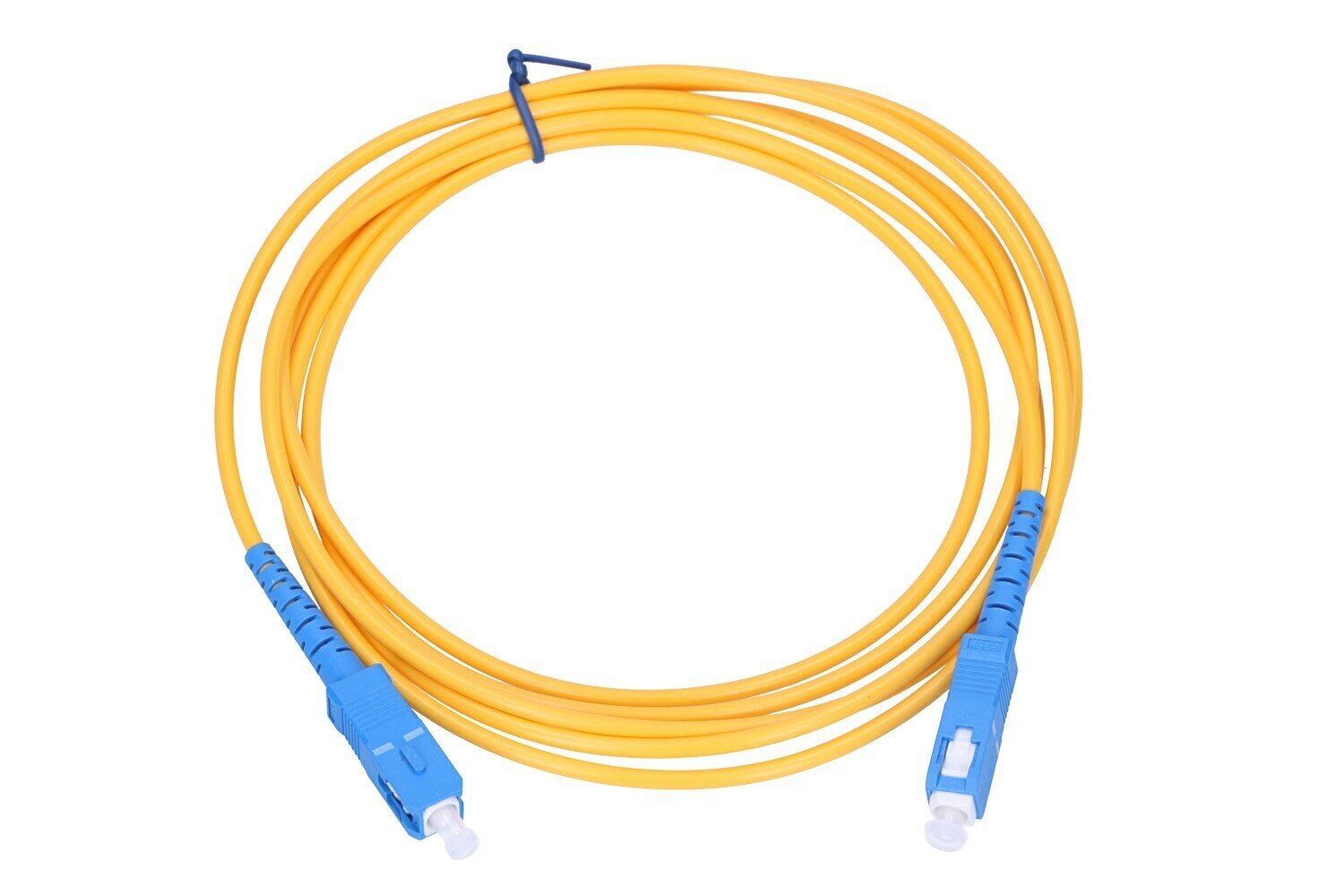 Extralink SC/UPC-SC/UPC | Patchcord | PVC, Single mode, Simplex, G.657A1, 3mm, 1m цена и информация | Kabeļi un vadi | 220.lv