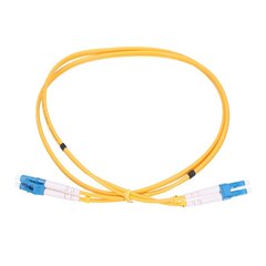 Extralink LC/UPC-LC/UPC | Patchcord | Viena režīma, duplekss, 9/125 um, 2 mm, 1,5 m cena un informācija | Kabeļi un vadi | 220.lv