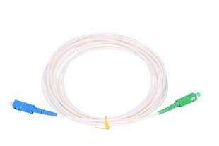 Extralink SC/UPC-SC/APC | Patchcord | LSZH, viens režīms, vienkāršs, G.657B3, 3 mm, Easy Flex, 10 m cena un informācija | Kabeļi un vadi | 220.lv