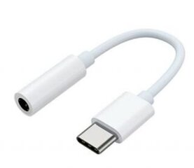 Adapteris Alook Samsung USB-C uz Jack 35 mm balts cena un informācija | Kabeļi un vadi | 220.lv