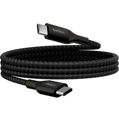 Kabelis Belkin Boost USB-C 240W 1 m melns cena un informācija | Kabeļi un vadi | 220.lv