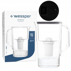 Wessper D1 SOLID aquaclassic krūze ar LED skaitītāju + 1x filtrs cena un informācija | Ūdens filtri | 220.lv