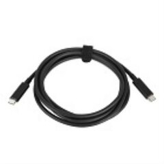 Lenovo 4X90Q59480  USB-C to USB-C Black, цена и информация | Кабели и провода | 220.lv