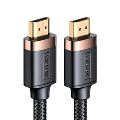 Usams U74 4K HDMI 3м, черный цена и информация | Кабели и провода | 220.lv