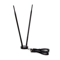 OEM 3G/4G LTE 9dBi dubulta iekštelpu Omni antena CRC9, 3m LTE-9IN-CRC9 цена и информация | Антенны и принадлежности | 220.lv