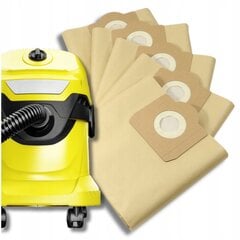 Karcher Putekļu Sūcēja Maisiņš 5 Gab. Papīra Thick Replacement Packs цена и информация | Аксессуары для пылесосов | 220.lv