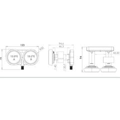 INVERTO Моноблок с одним спутниковым конвертером LNB IDLM-SIM410-MNOO6-8PX цена и информация | Антенны и принадлежности | 220.lv