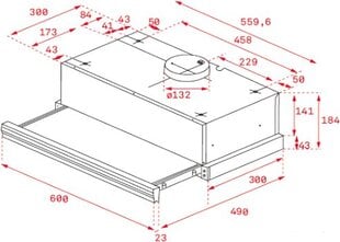 Nosūcējs Teka CNL6415BK cena un informācija | Tvaika nosūcēji | 220.lv