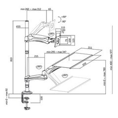 LogiLink BP0030 13-27" цена и информация | Кронштейны и крепления для телевизоров | 220.lv