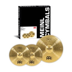 MEINL Cymbals HCS1418 HCS Basic šķīvju komplekts cena un informācija | Sitamie instrumenti | 220.lv