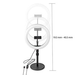 Nedis Gredzens Gaisma 10" 120 LED lukturi 2700-6700K Darbvirsmas cena un informācija | Lielās sadzīves tehnikas piederumi | 220.lv