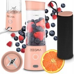 Zeegma Cup Blender bezvadu portatīvais USB 300W oranžs cena un informācija | Smūtiju blenderi | 220.lv