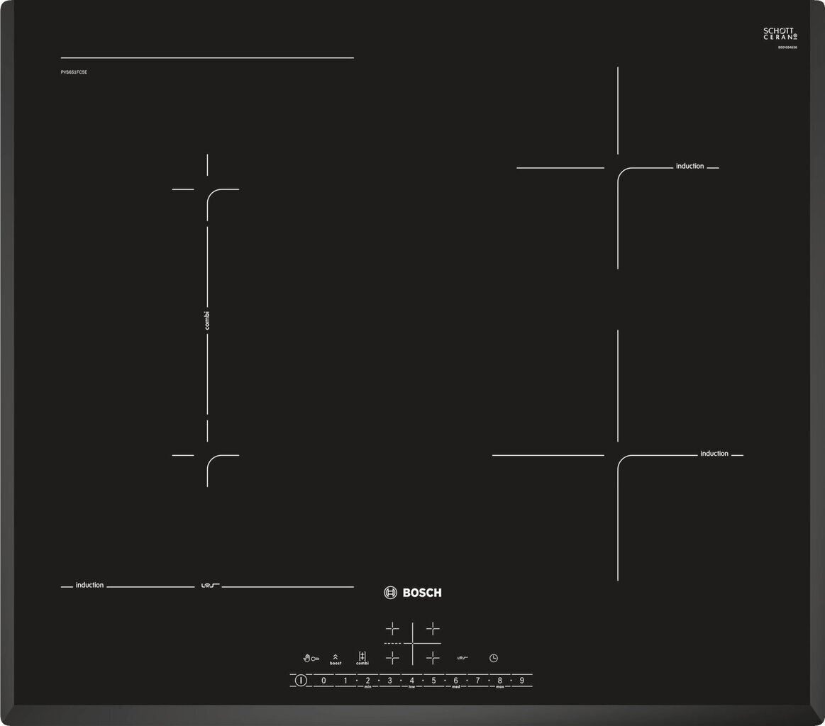 Bosch PVS651FC5E cena un informācija | Plīts virsmas | 220.lv