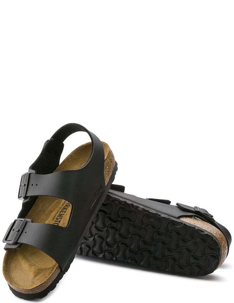 BIRKENSTOCK vīriešu melnas sandales Milano BS cena un informācija | Vīriešu iešļūcenes, čības, sandales | 220.lv