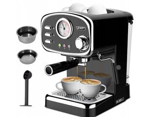 Espresso kafijas automāts "Yoer Breve 1100 W", melns cena un informācija | Kafijas automāti | 220.lv