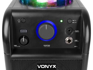 Караоке-гарнитура Vonyx SBS50B черного цвета со светодиодными световыми эффектами цена и информация | Музыкальные центры | 220.lv