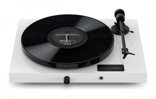 Pro-Ject JukeBox E1 + klavieru OM5e Vinilplašu atskaņotājs, "viss vienā" / "Plug and Play" sistēma ar Bluetooth, balts cena un informācija | Plašu atskaņotāji | 220.lv