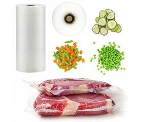 Пищевые вакуумные пакеты 28х600см цена и информация | Вакууматоры | 220.lv