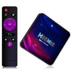 SMART BOX TV 4K H96 MAX ANDROID TV PIELIKUMS 16GB cena un informācija | Multimediju atskaņotāji | 220.lv