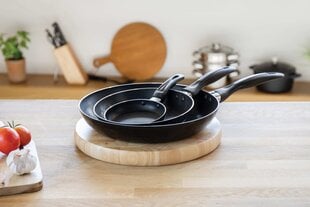 Набор сковородок KitchenCraft из алюминия (12 / 20 / 28см) цена и информация | Особенные приборы для приготовления пищи | 220.lv